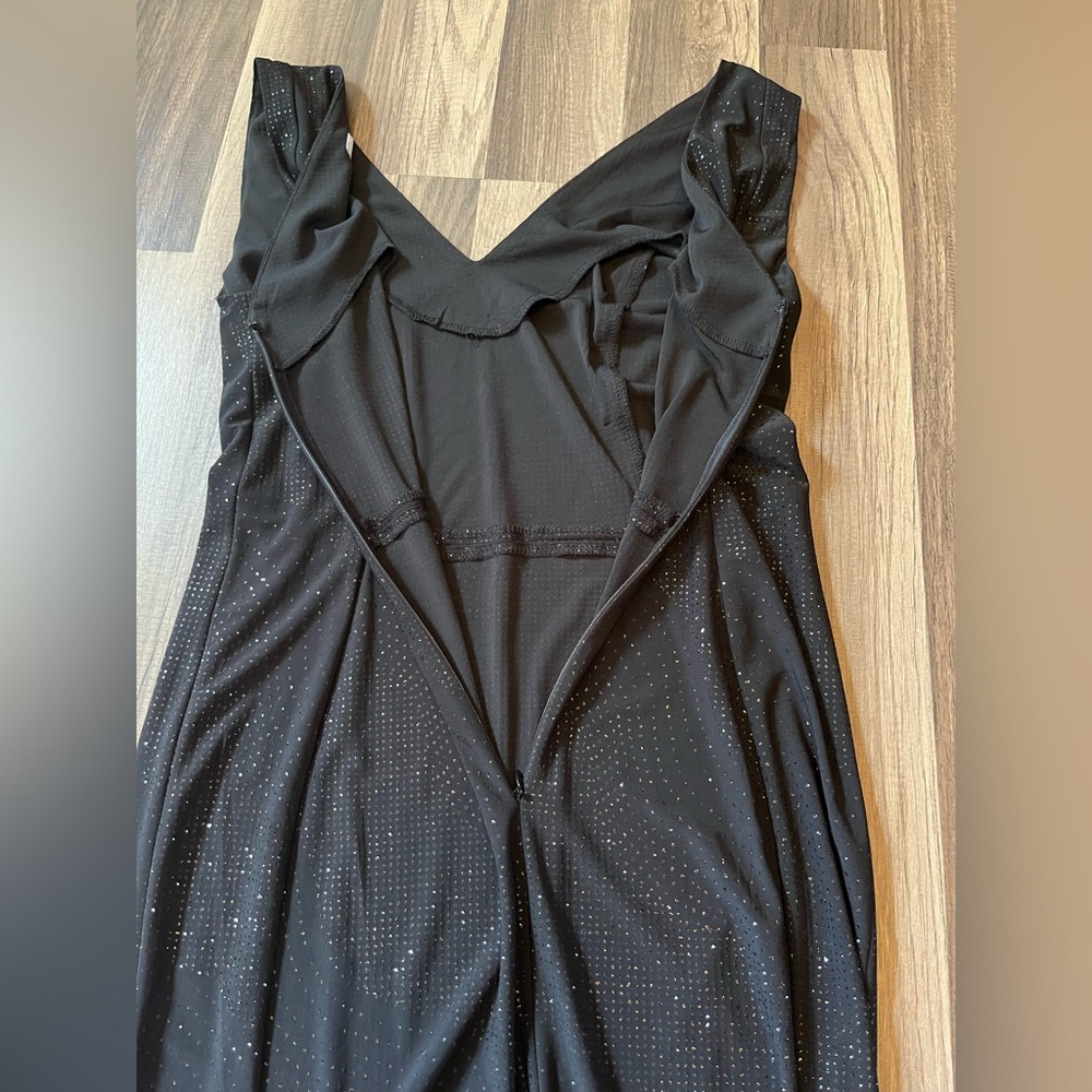 Calvin Klein Black Sparkle Sheath Cocktail Dress SZ 6 - Picture 5 of 11